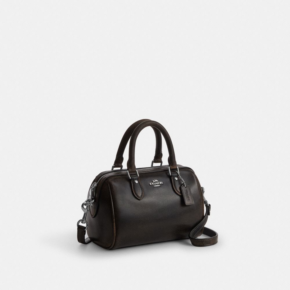 MINI ROWAN CROSSBODY BAG IN LOVED LEATHER