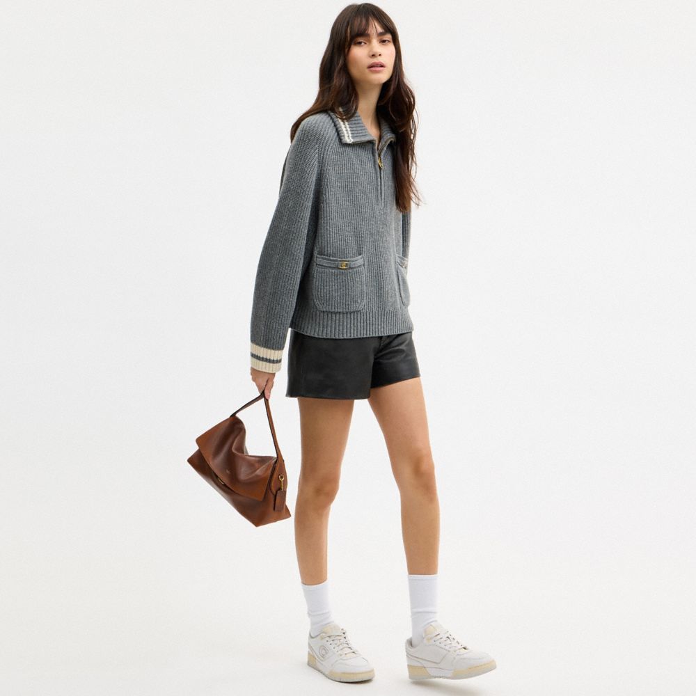CHELSEA SHOULDER BAG 30 IN LOVED LEATHER