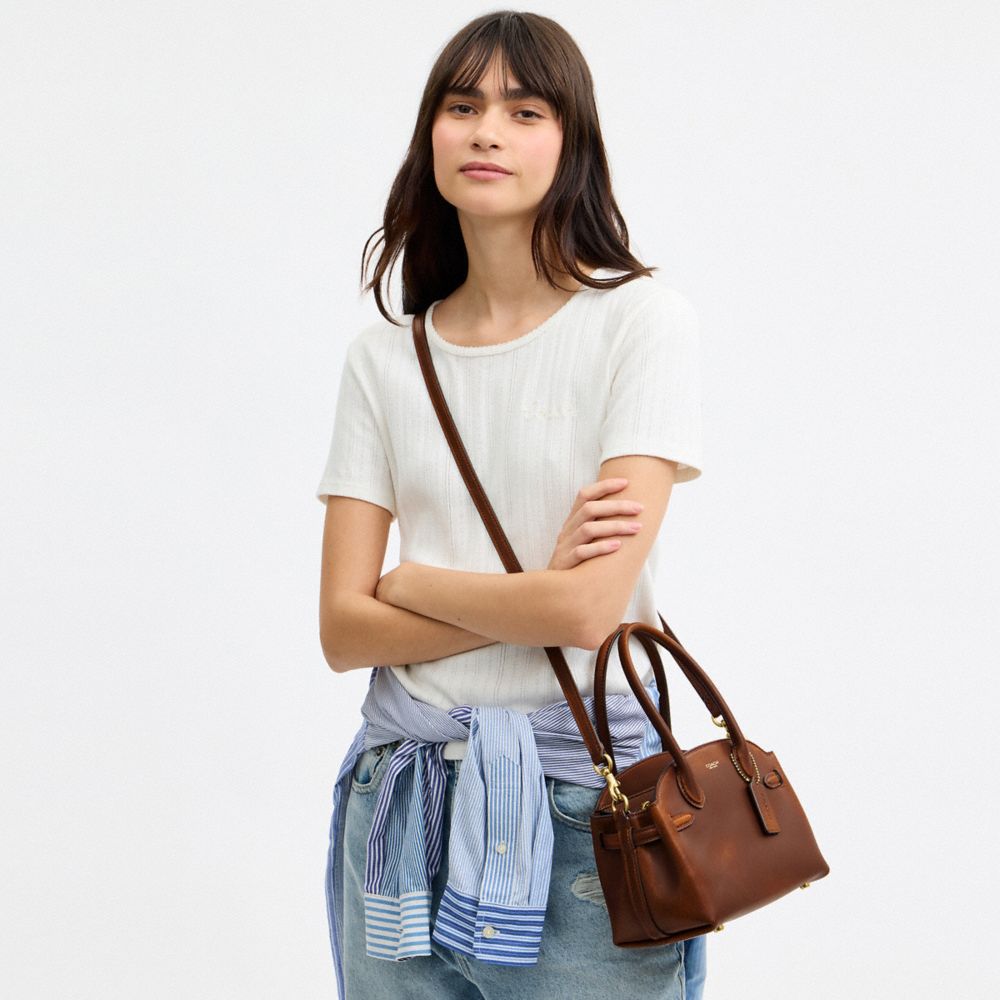 EMPIRE CARRYALL BAG 21 IN LOVED LEATHER