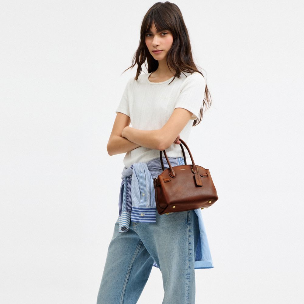 EMPIRE CARRYALL BAG 21 IN LOVED LEATHER