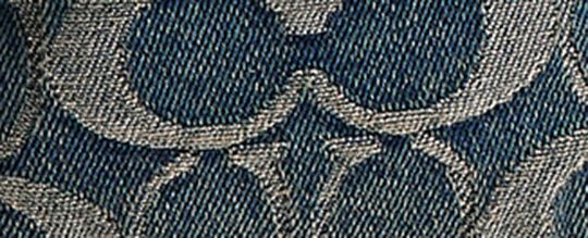 TWIN TURNLOCK WAVERLY BAG IN SIGNATURE REGENERATIVE COTTON DENIM