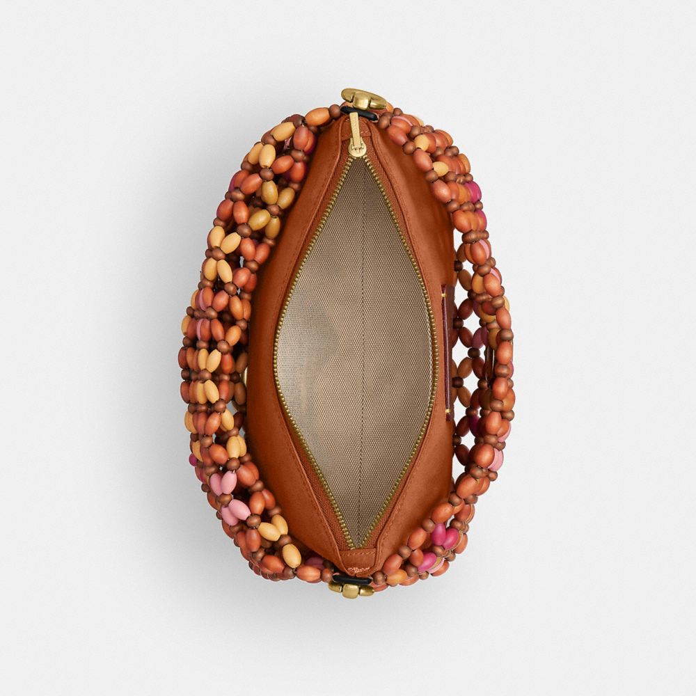 TABBY SHOULDER BAG 26 WITH WOODEN BEADING