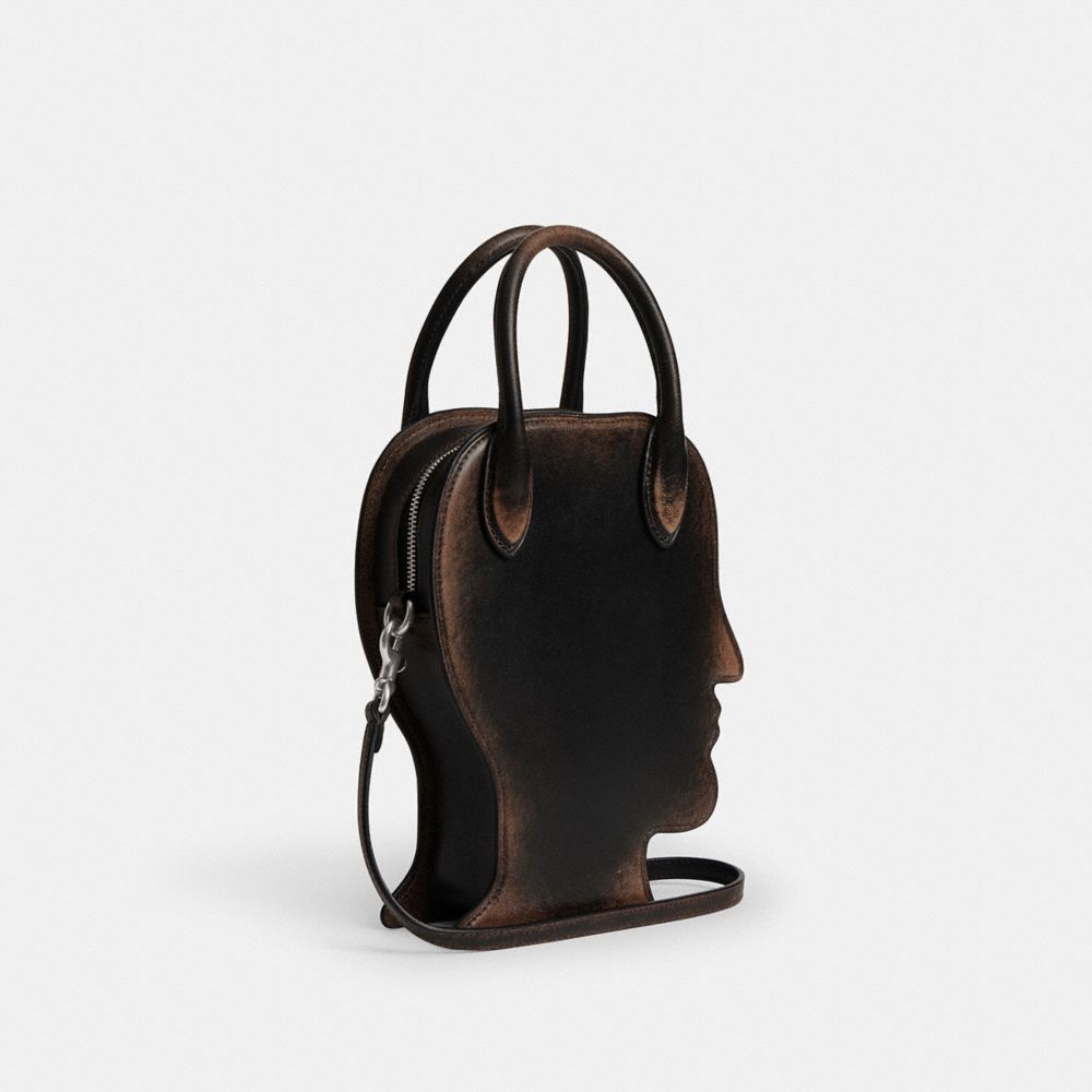 COACH | BRAIN DEAD LOGOHEAD BAG IN LOVED LEATHER