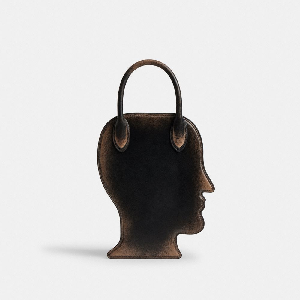 COACH | BRAIN DEAD LOGOHEAD BAG IN LOVED LEATHER