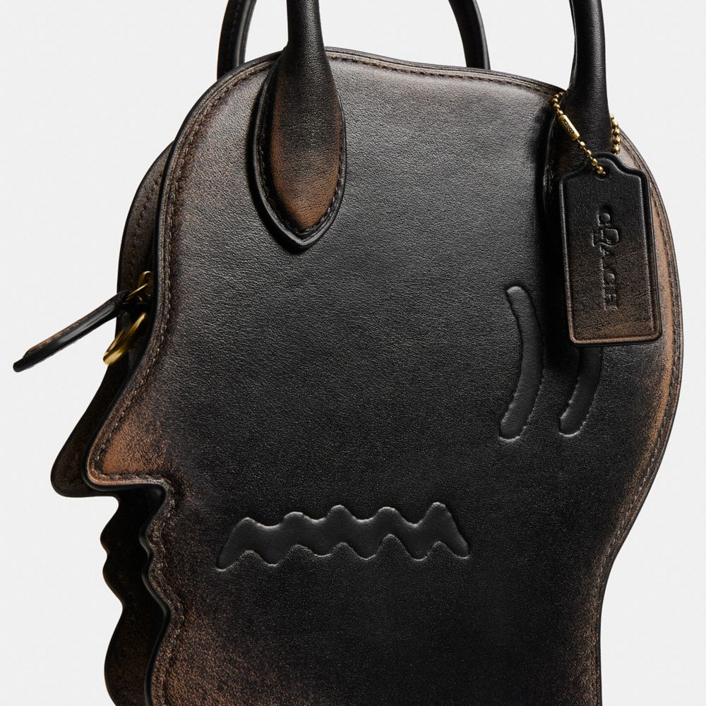 COACH | BRAIN DEAD LOGOHEAD BAG IN LOVED LEATHER