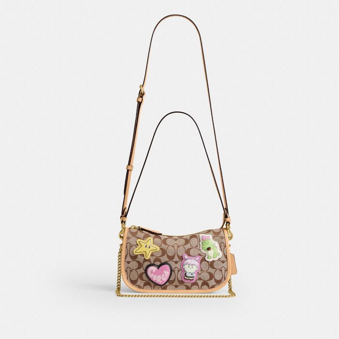 COACH | BRAIN DEAD WAVERLY 經典 SIGNATURE 提花織布 貼飾手袋