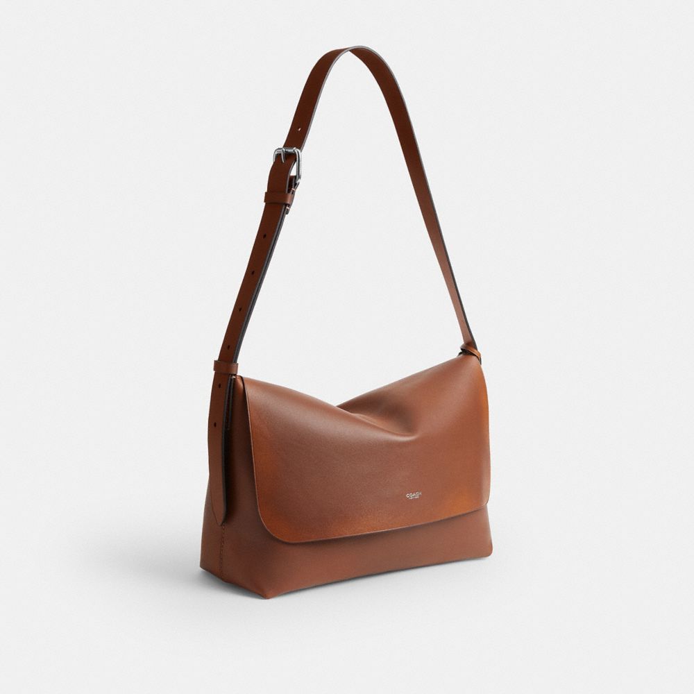 LUDLOW MESSENGER IN LOVED LEATHER