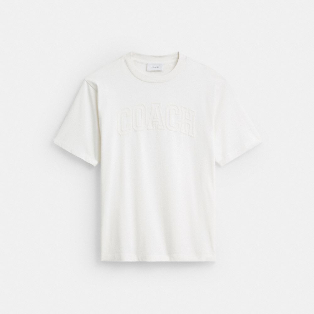 COACH®,Tonal T-Shirt,,Front View