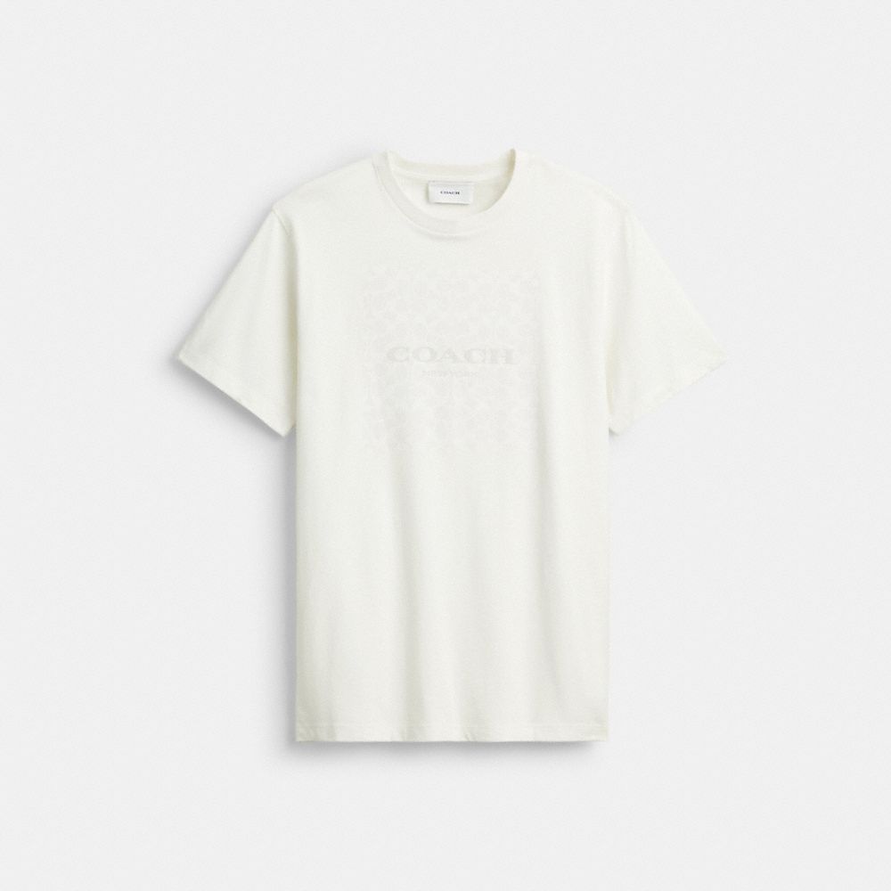 COACH®,Signature Square T-Shirt,,Front View