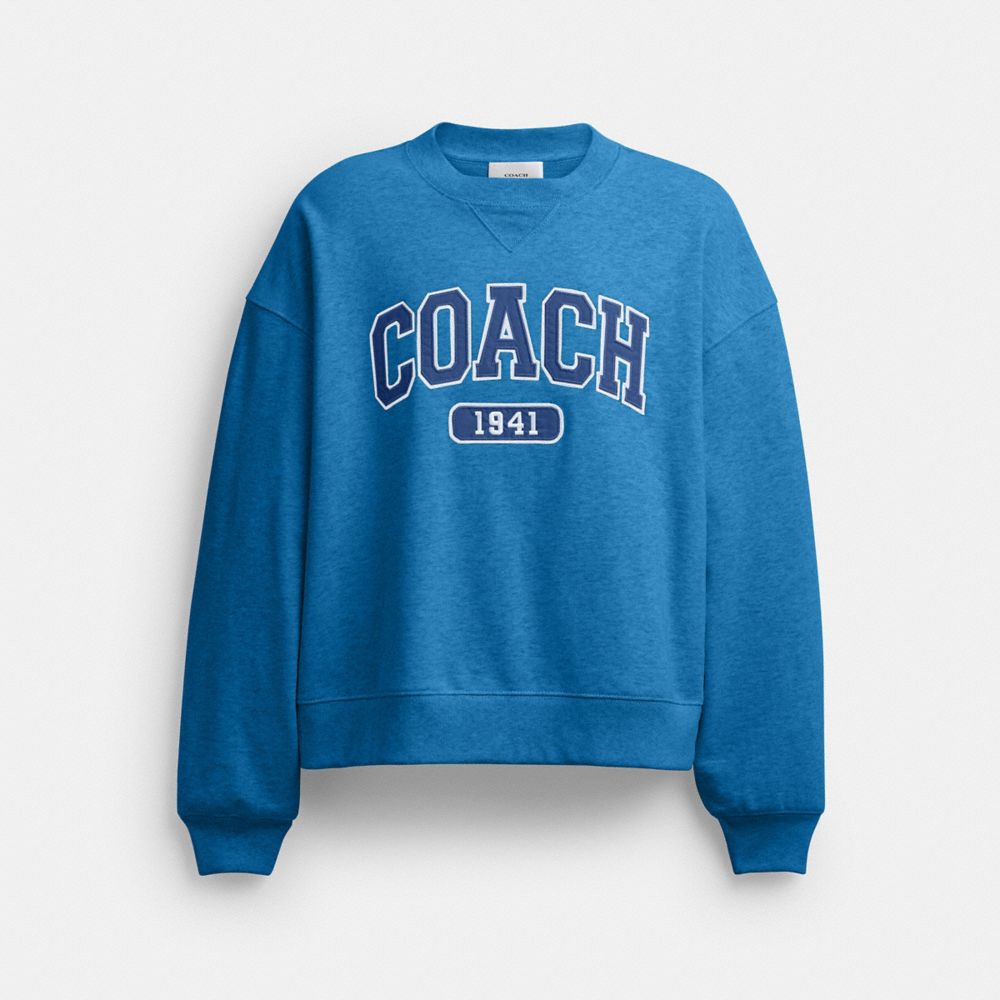 COACH®,Crewneck,,Front View