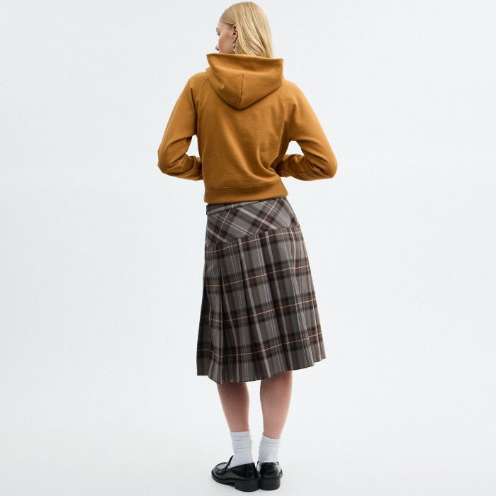運動風文字圖案連帽衫
