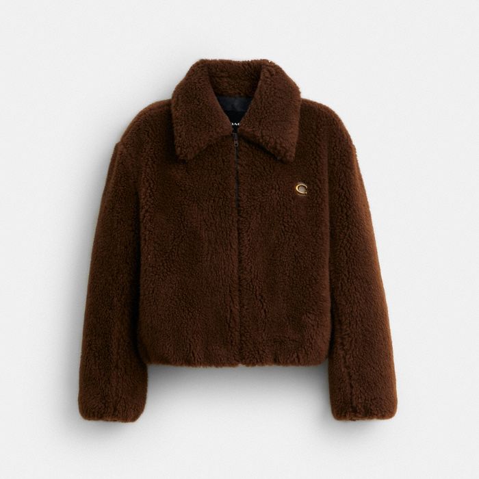 仿皮草 BOMBER 夾克