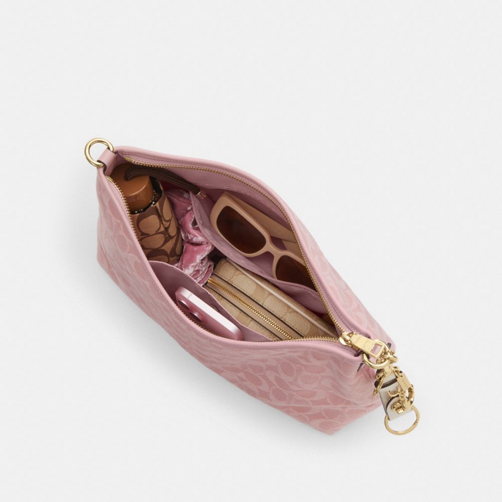 LAUREL SHOULDER BAG IN SIGNATURE DENIM