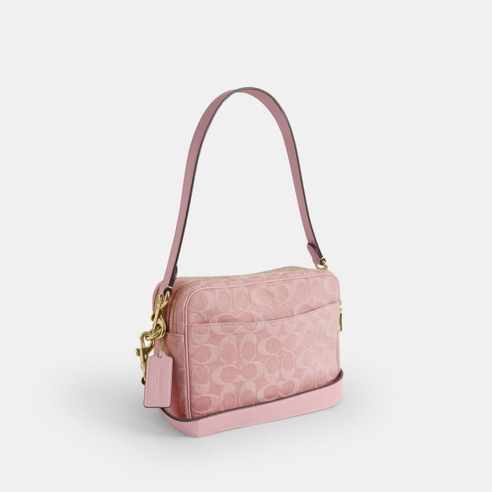 CAREY CROSSBODY BAG IN SIGNATURE DENIM