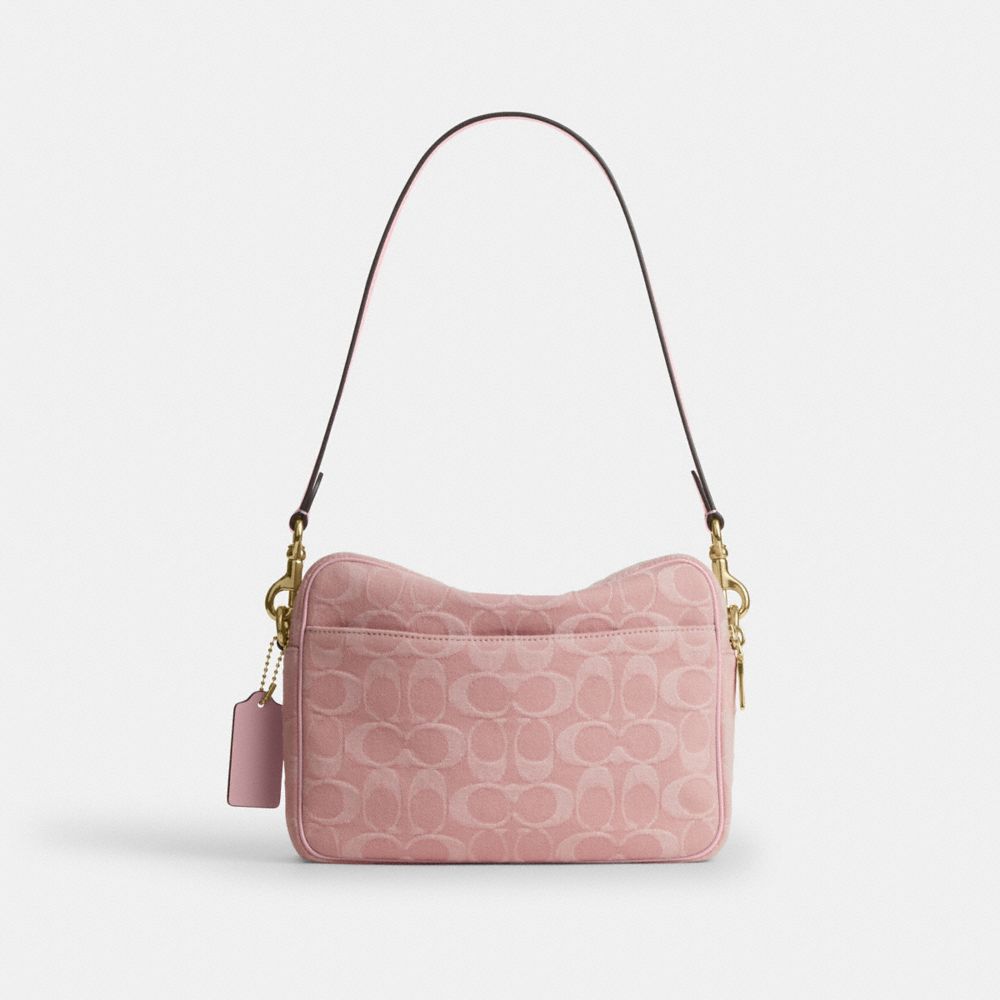 CAREY CROSSBODY BAG IN SIGNATURE DENIM
