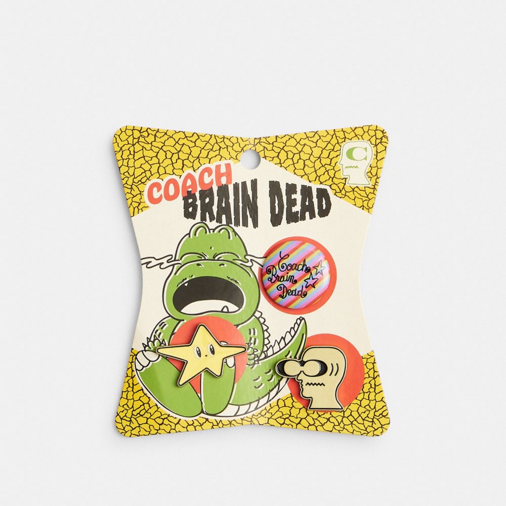 COACH | BRAIN DEAD 別針和紐釦套裝
