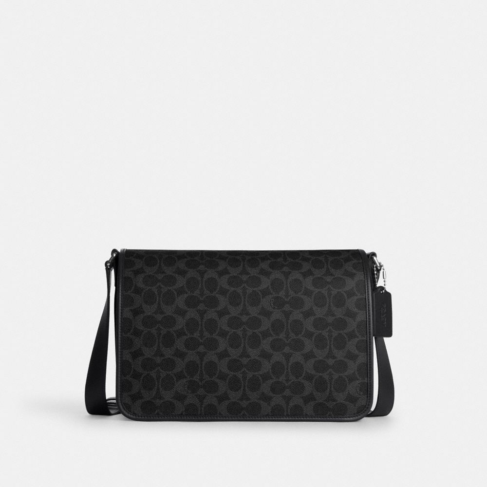 COLBY MESSENGER BAG 32 IN SIGNATURE CANVAS