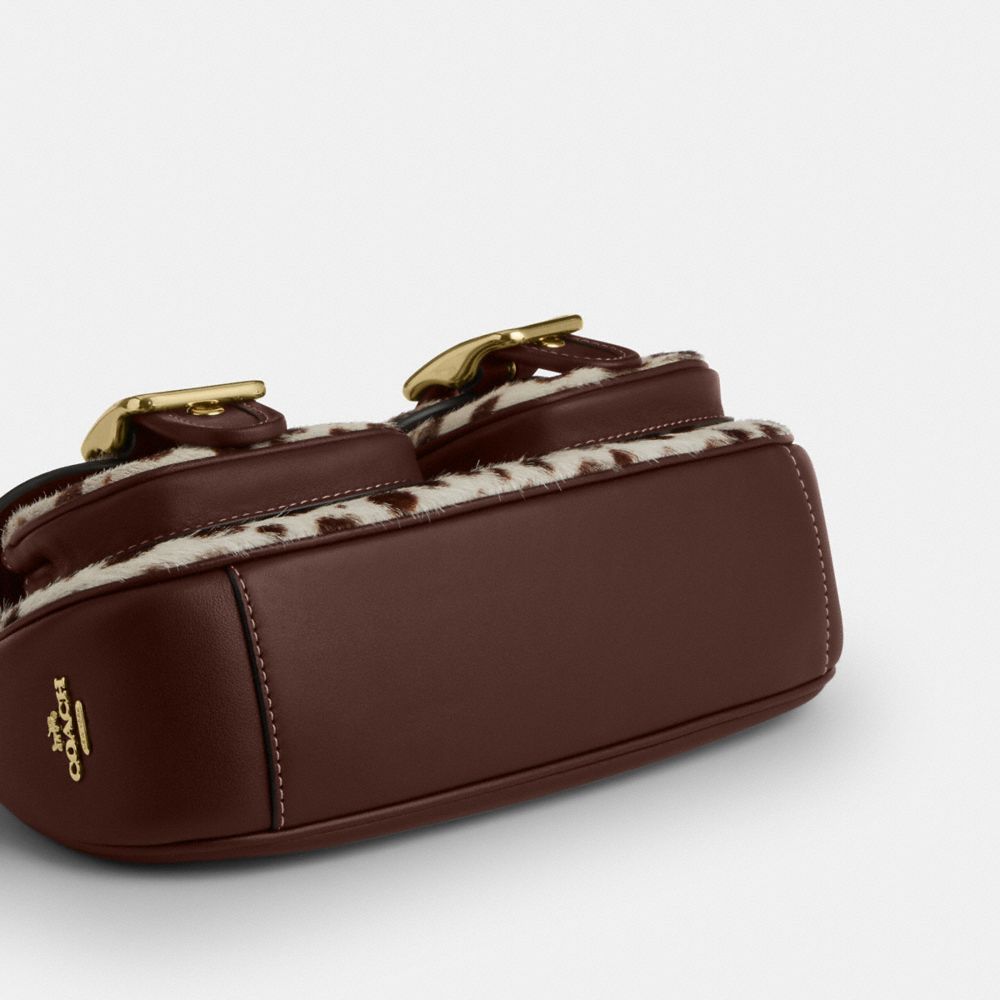 ASHTON SHOULDER BAG IN HAIRCALF