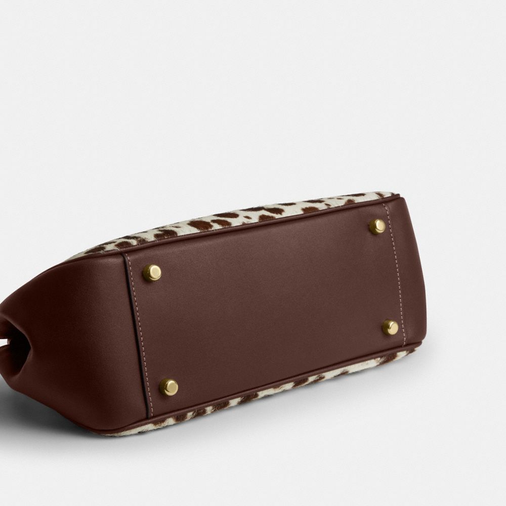 ASHER SHOULDER BAG IN HAIRCALF