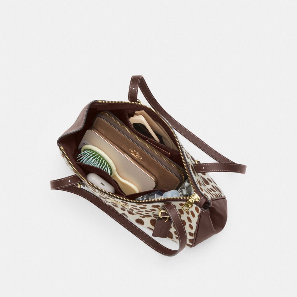 ASHER SHOULDER BAG IN HAIRCALF