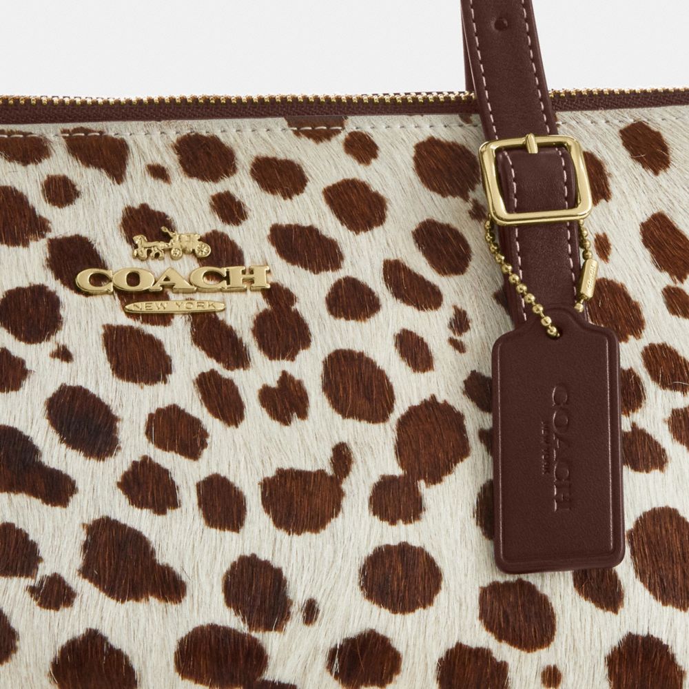 ASHER SHOULDER BAG IN HAIRCALF
