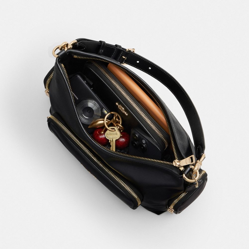 LAUREL SHOULDER BAG WITH POCKETS