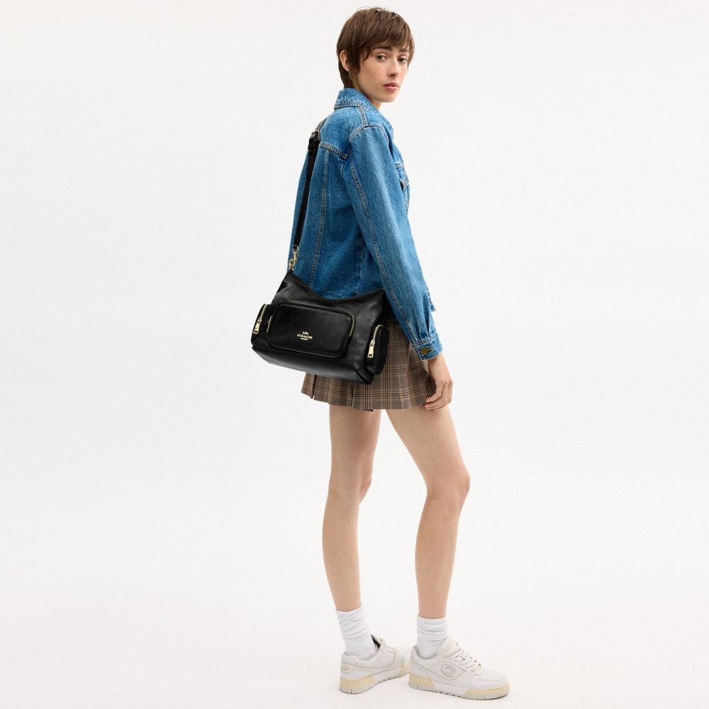 LAUREL SHOULDER BAG WITH POCKETS