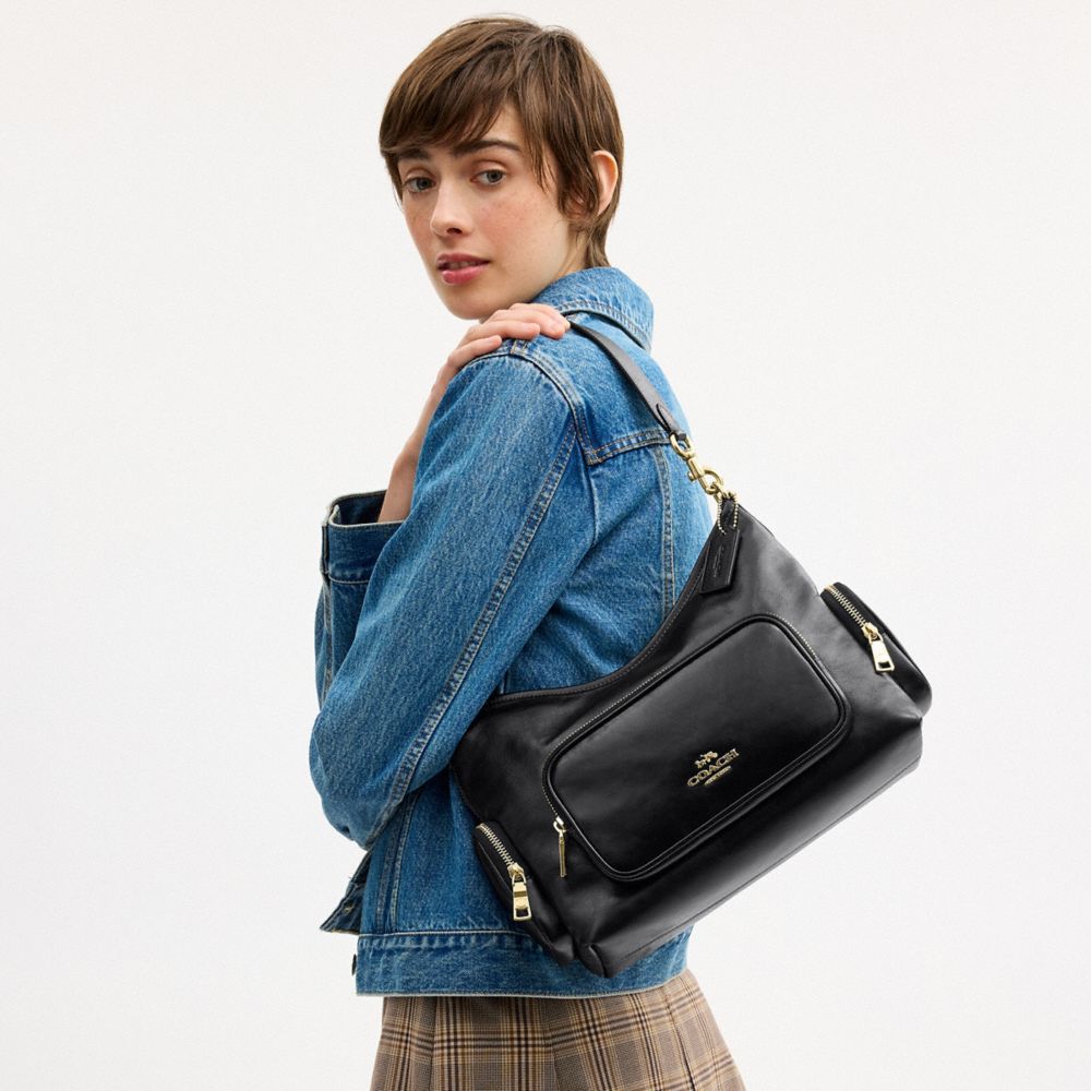 LAUREL SHOULDER BAG WITH POCKETS