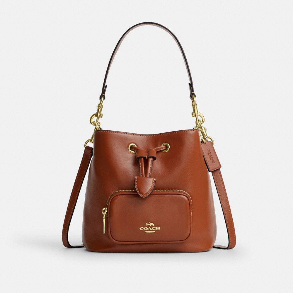 COACH®,Rowan Bucket Bag With Pocket,,Front View