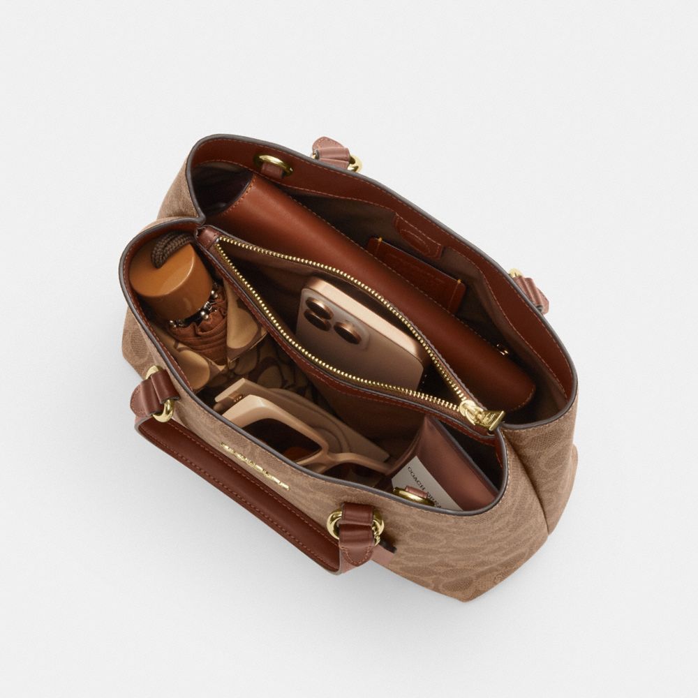 STATION CARRYALL BAG IN SIGNATURE CANVAS