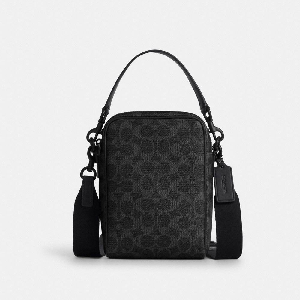 TRISTAN CROSSBODY BAG 14 IN SIGNATURE CANVAS