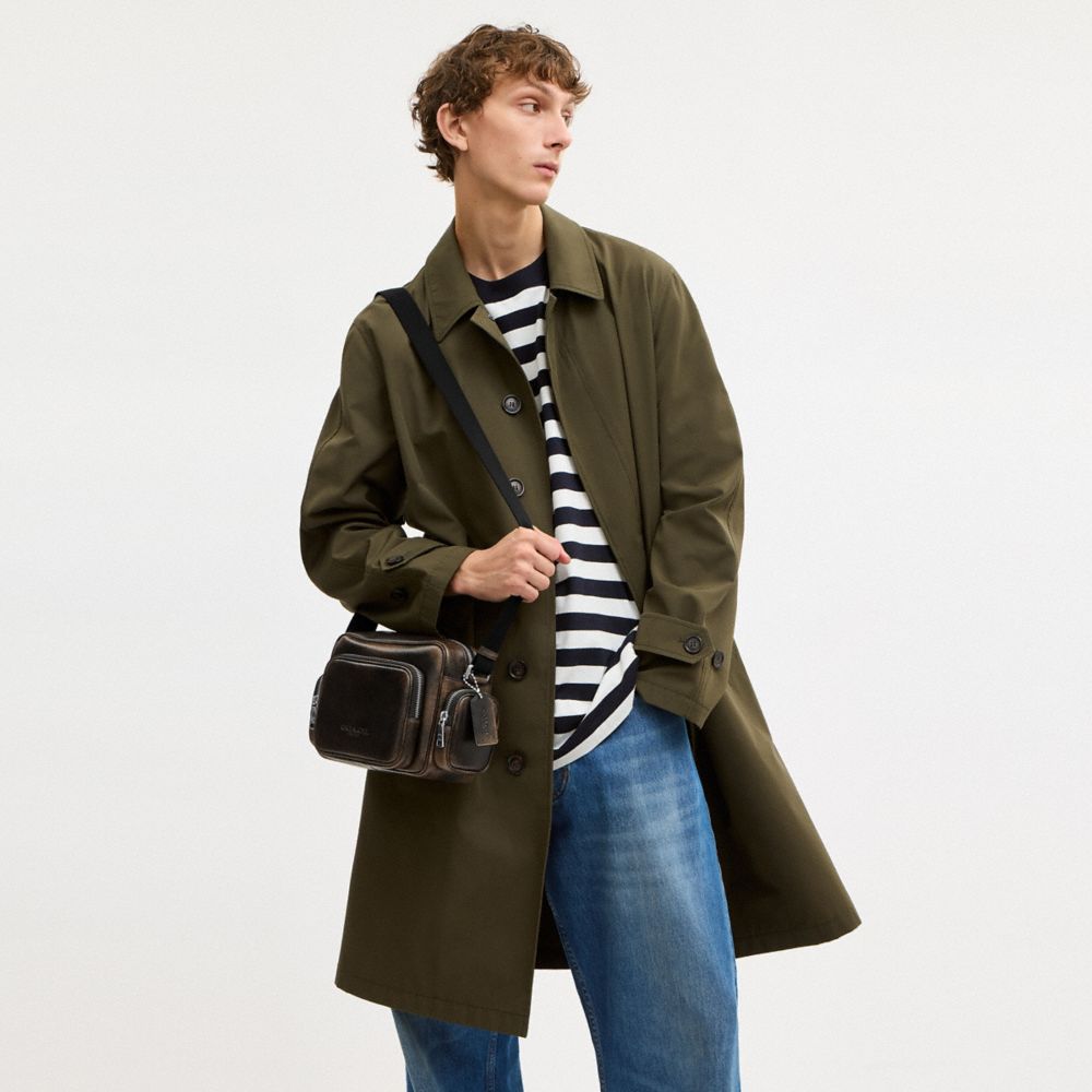 FLETCHER CROSSBODY BAG IN LOVED LEATHER