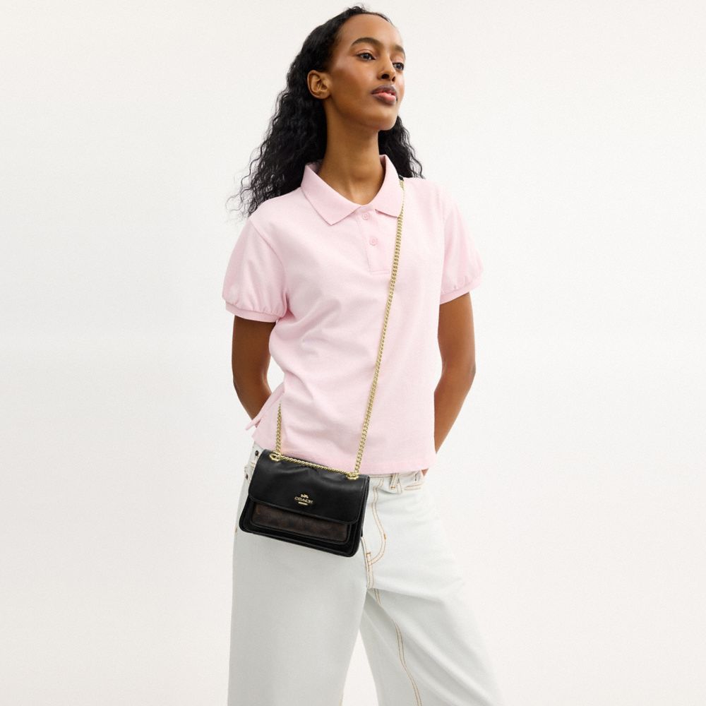ELODIE CROSSBODY BAG 18 IN SIGNATURE CANVAS