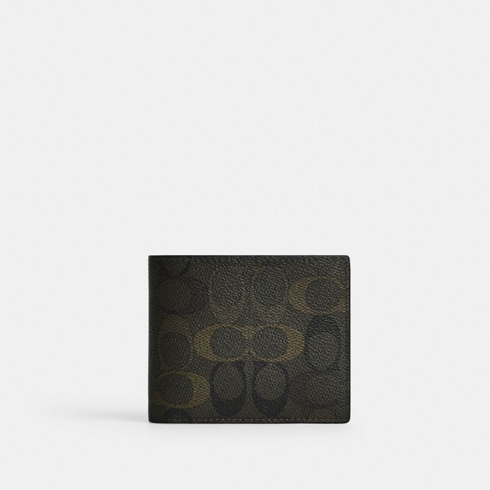 COACH&reg;,3-In-1 Wallet In Signature Camo Print,,Front View