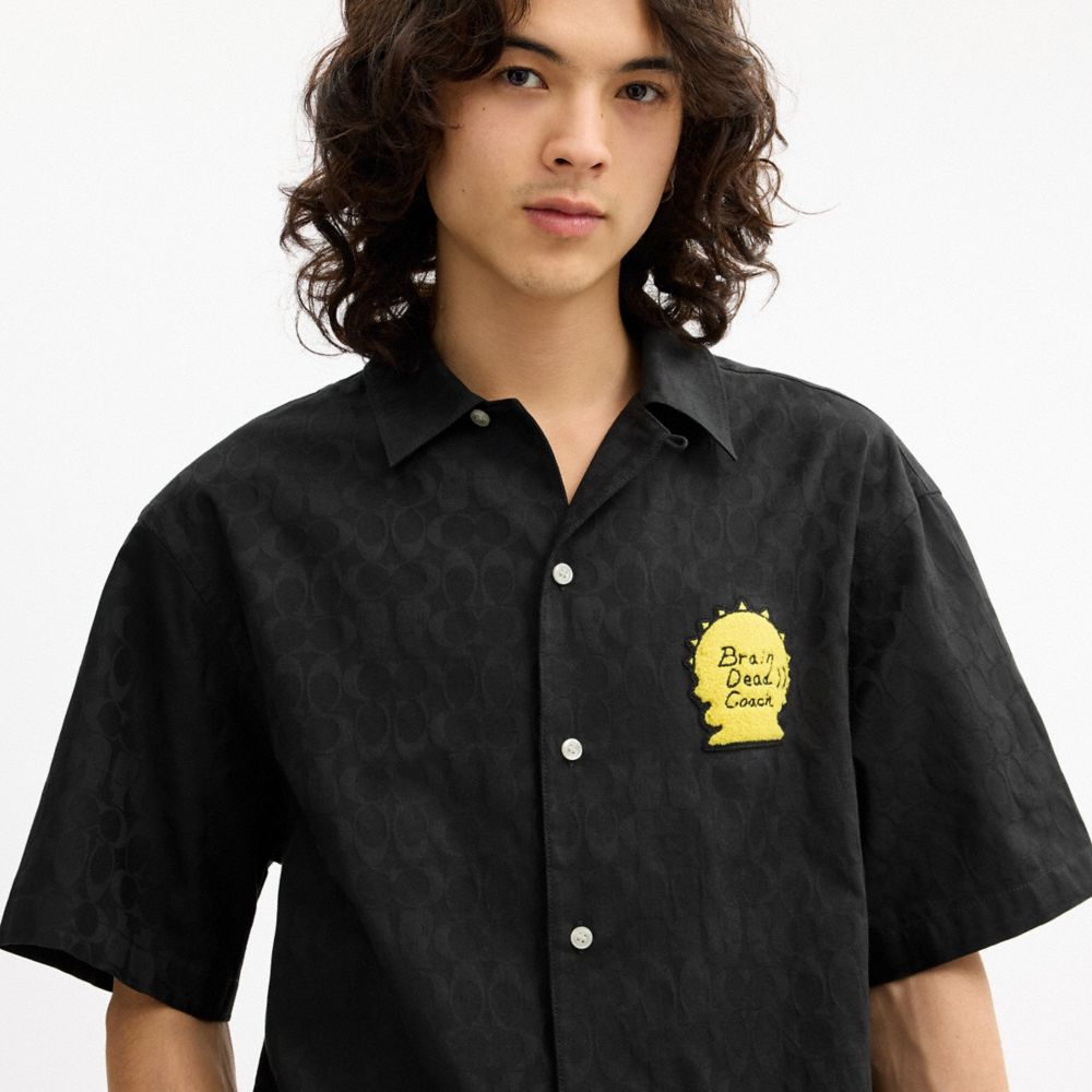 COACH | BRAIN DEAD 經典 SIGNATURE 戶外襯衫