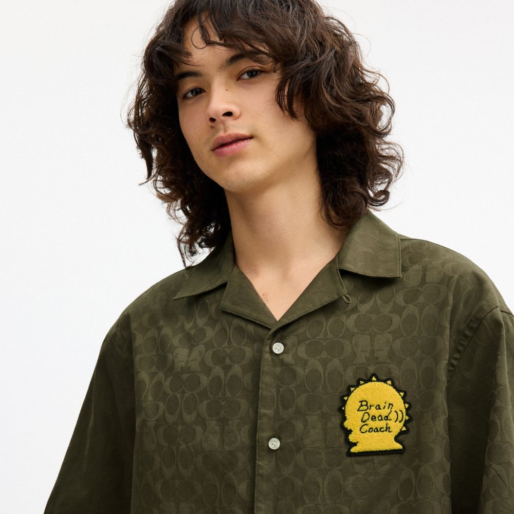 COACH | BRAIN DEAD 經典 SIGNATURE 戶外襯衫