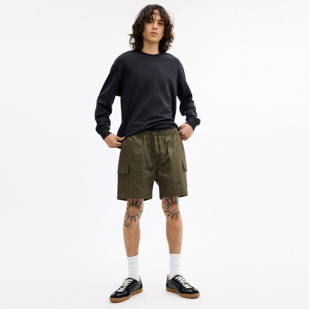 COACH | BRAIN DEAD 經典 SIGNATURE 戶外短褲