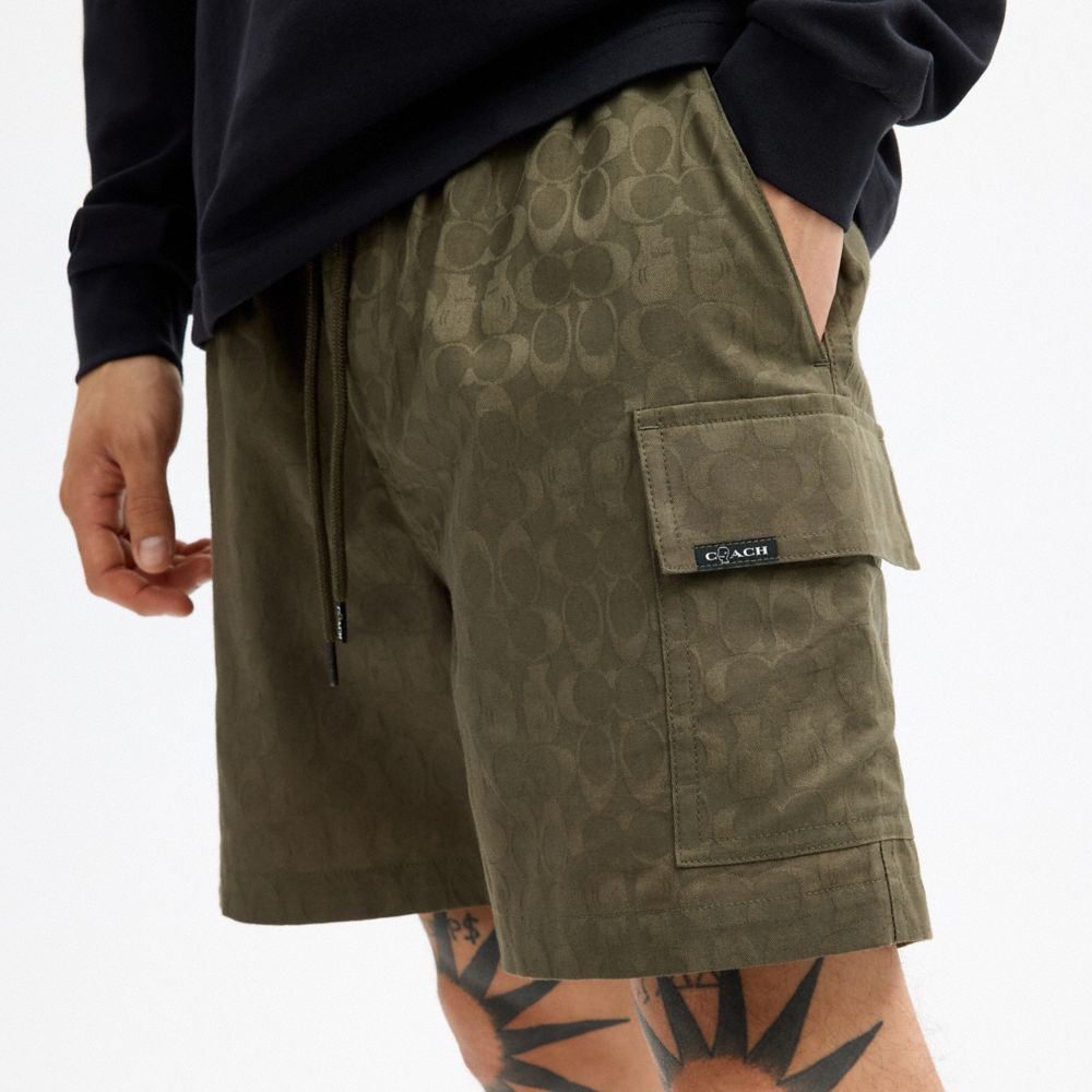 COACH | BRAIN DEAD 經典 SIGNATURE 戶外短褲