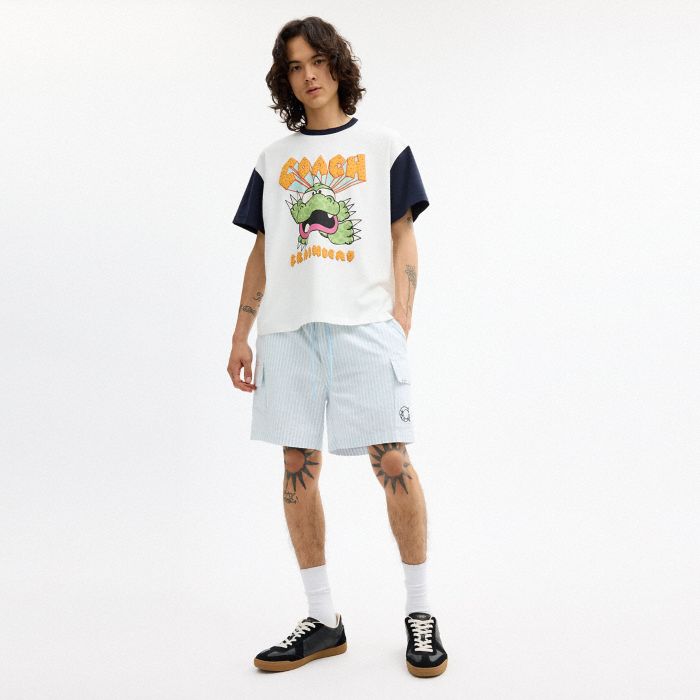 COACH | BRAIN DEAD 條紋戶外短褲