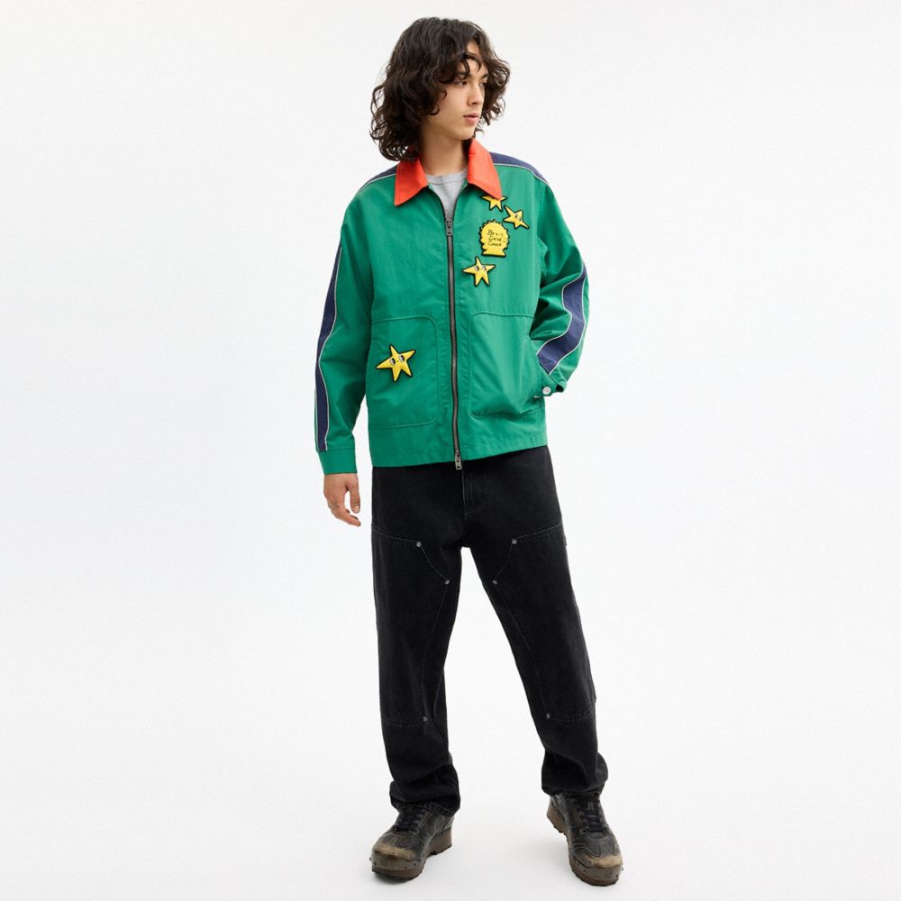COACH | BRAIN DEAD RACER 錦綸外套