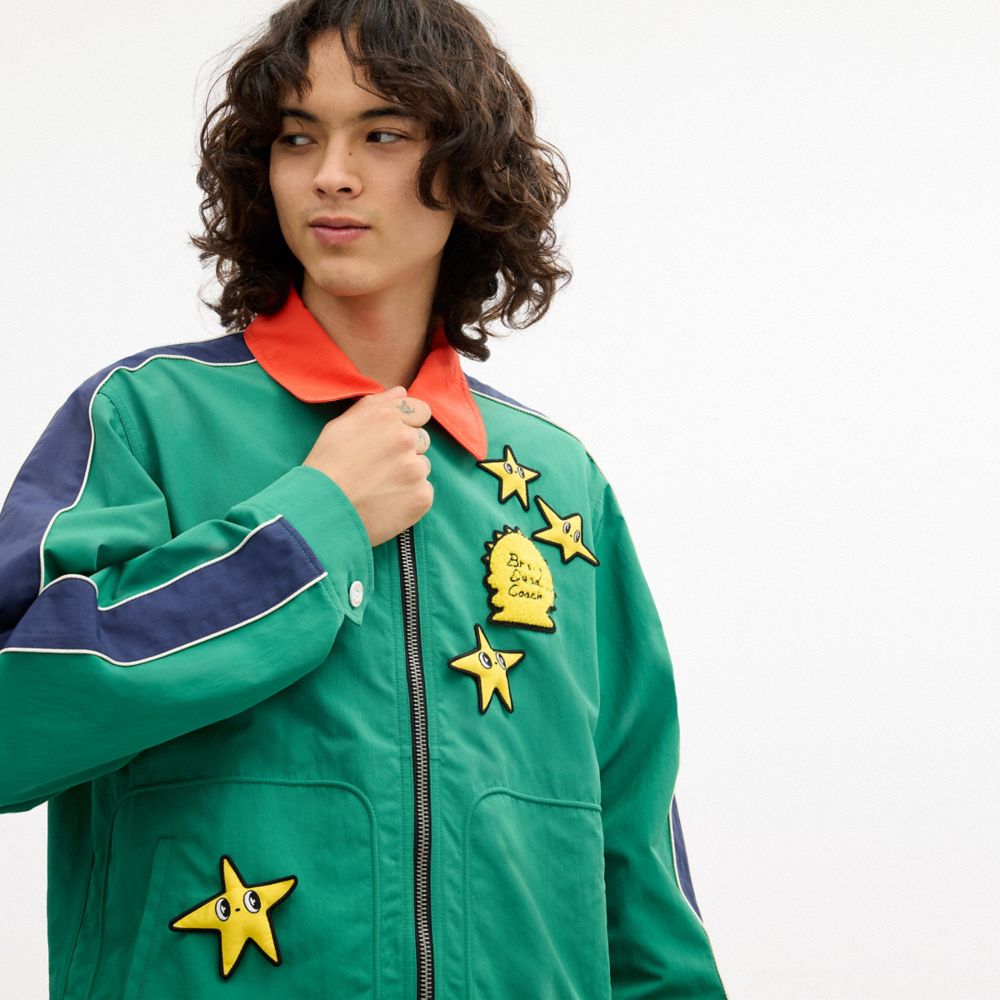 COACH | BRAIN DEAD RACER 錦綸外套