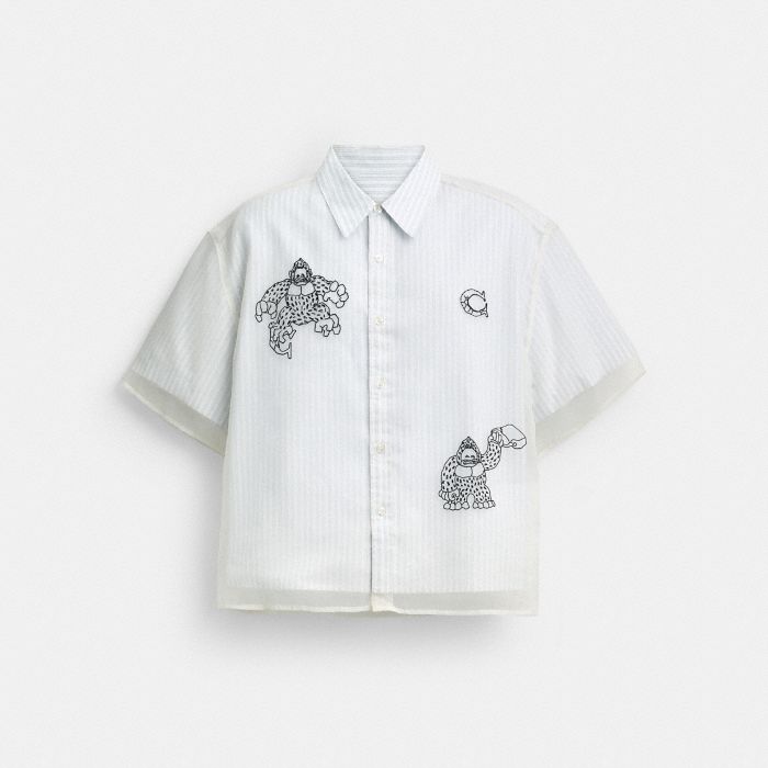 COACH | BRAIN DEAD 條紋戶外襯衫