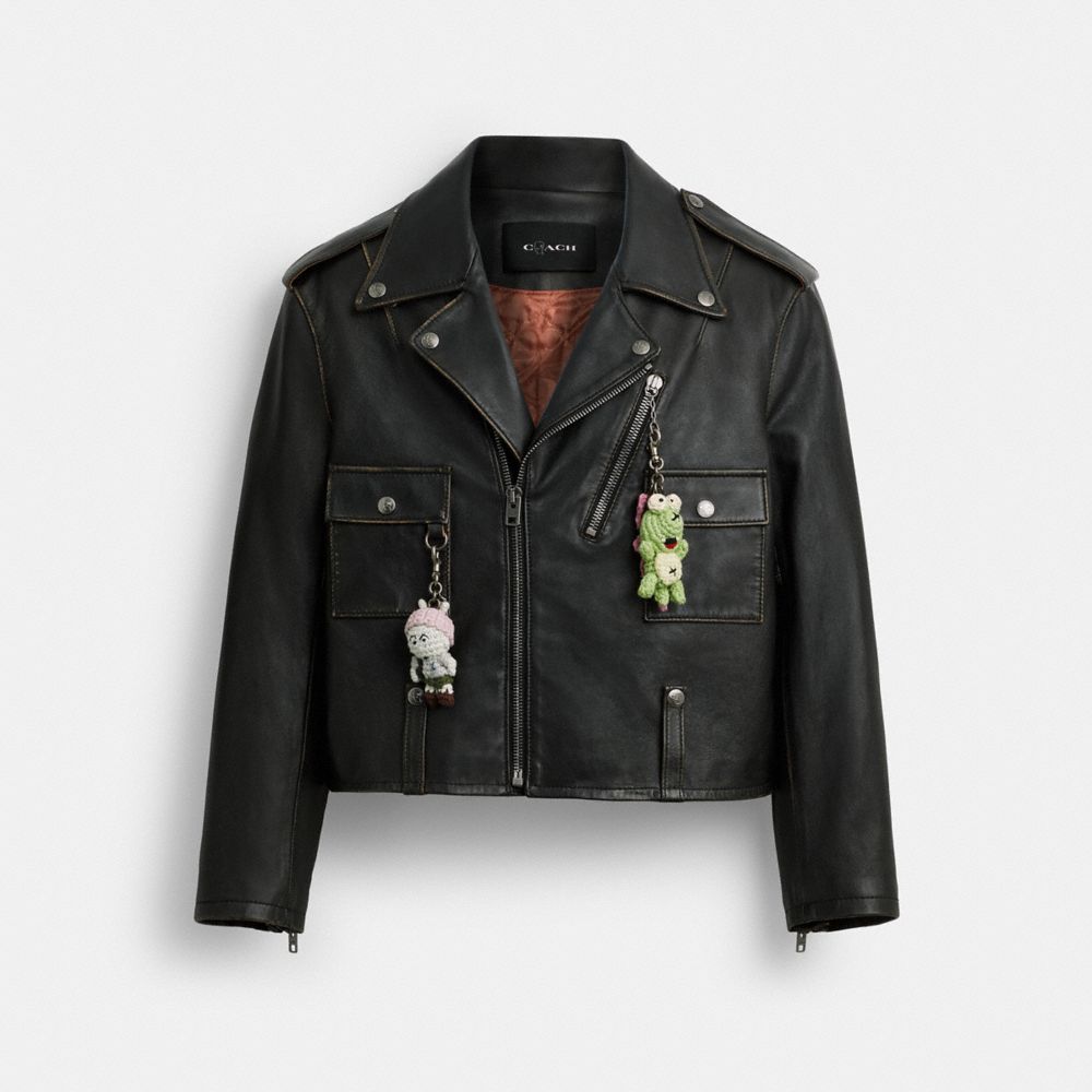 COACH | BRAIN DEAD 皮革 BIKER 外套