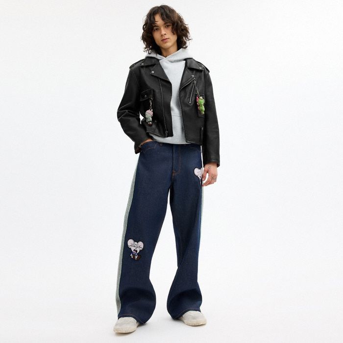 COACH | BRAIN DEAD 皮革 BIKER 外套