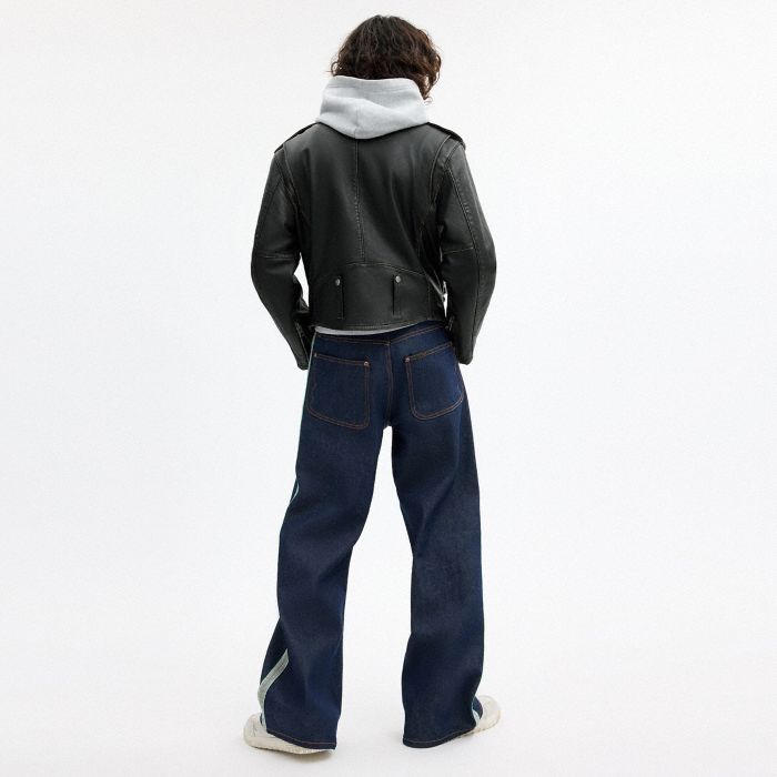 COACH | BRAIN DEAD 皮革 BIKER 外套