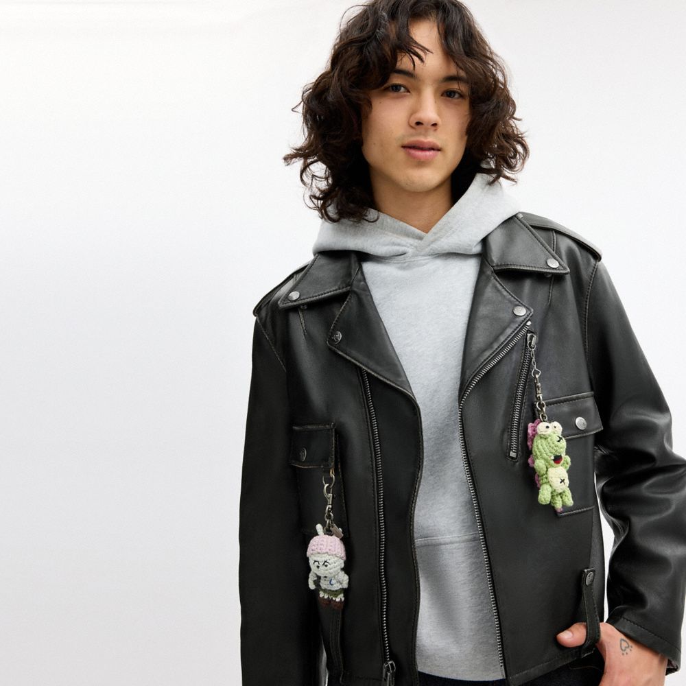 COACH | BRAIN DEAD 皮革 BIKER 外套