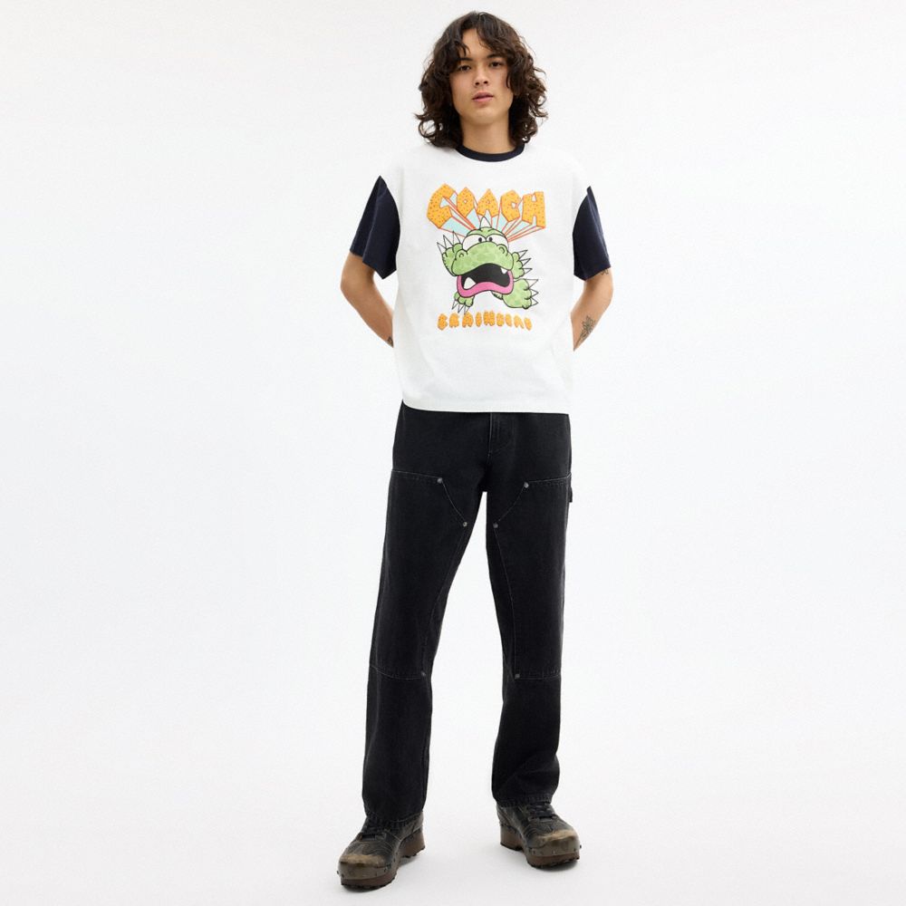 COACH | BRAIN DEAD DARBY DINO T 恤