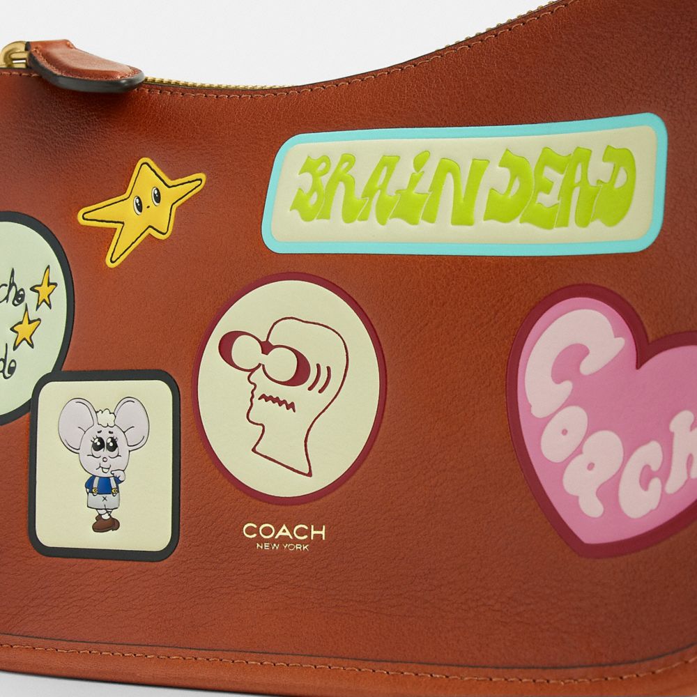 COACH | BRAIN DEAD WAVERLY 貼飾手袋