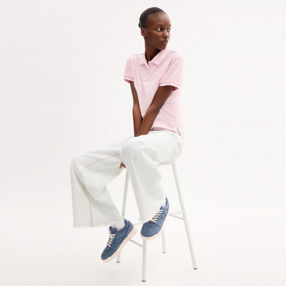 SOHO SNEAKER IN SIGNATURE DENIM