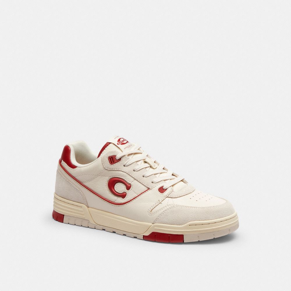 COACH&reg;,Soho Sneaker,Chalk/Poppy